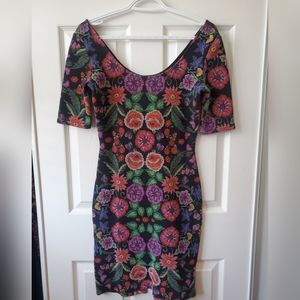 Desigual Floral Bodycon Dress